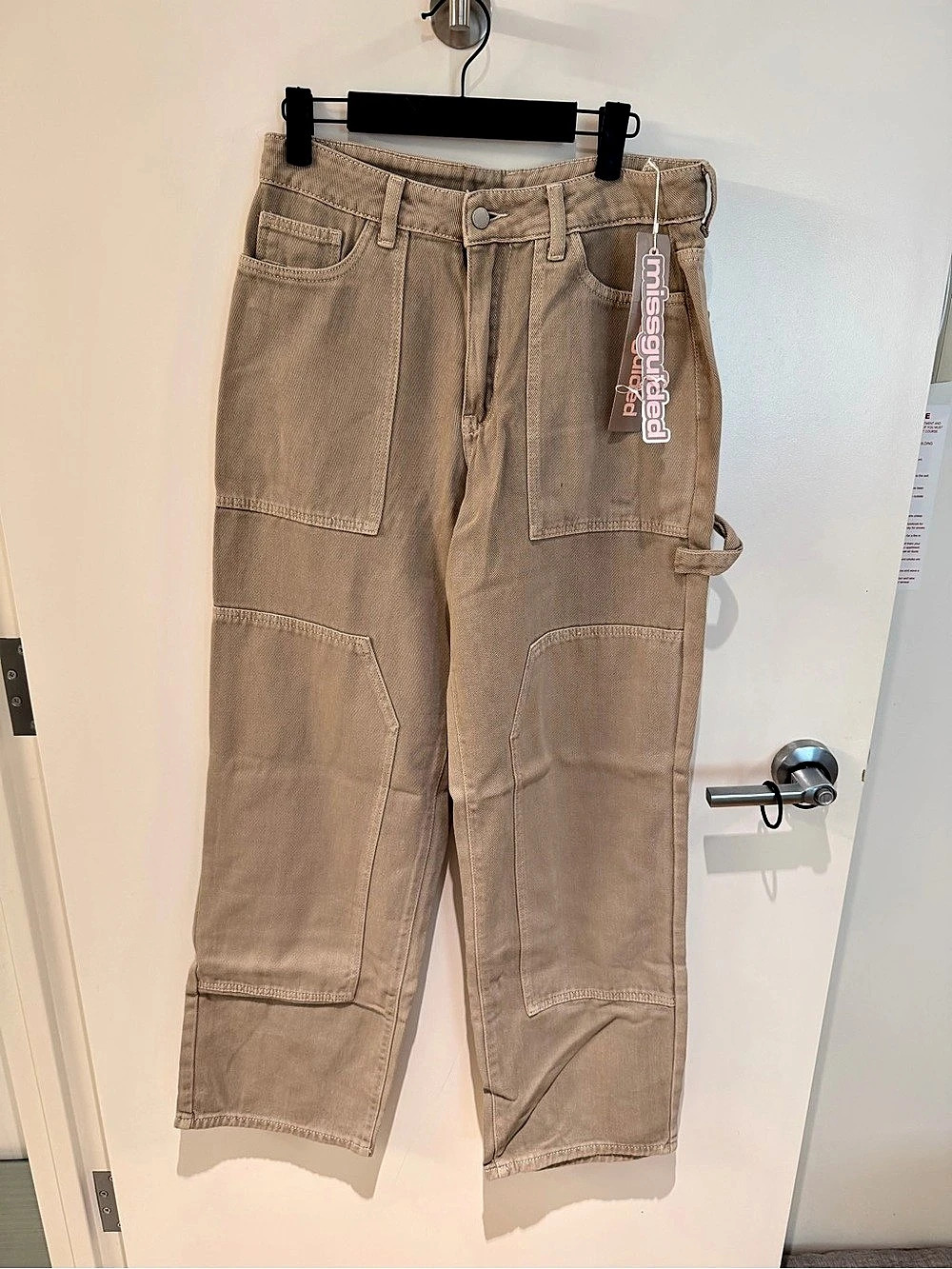 Missguided Cargo Pants in Brown Size Medium NWT